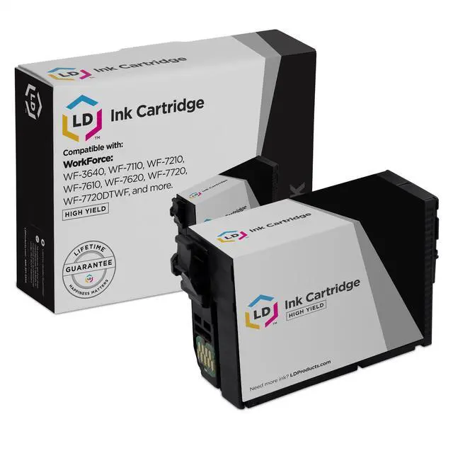 Main image of LD Products Remanufactured Ink Cartridge Replacement for Epson 252XL 252 XL T252XL120 High-Capacity (Black)