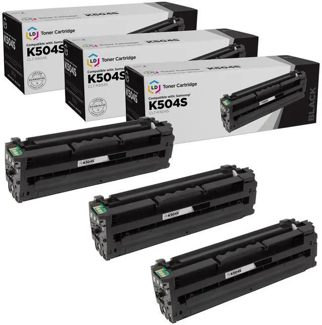 Main image of LD Products Compatible Toner Cartridge Replacement for Samsung K504S CLT-K504S (Black, 3 Cartridge Pack) Compatible with CLP 415NW, CLX 4195FN, CLX 4195FW, SL C1810W, SL C1860FW