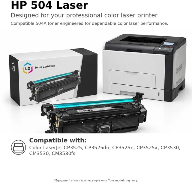 Alt view image 6 of 7 - LD Products Remanufactured Toner Cartridge Replacement for HP 504A CE251A (Cyan) Compatible for