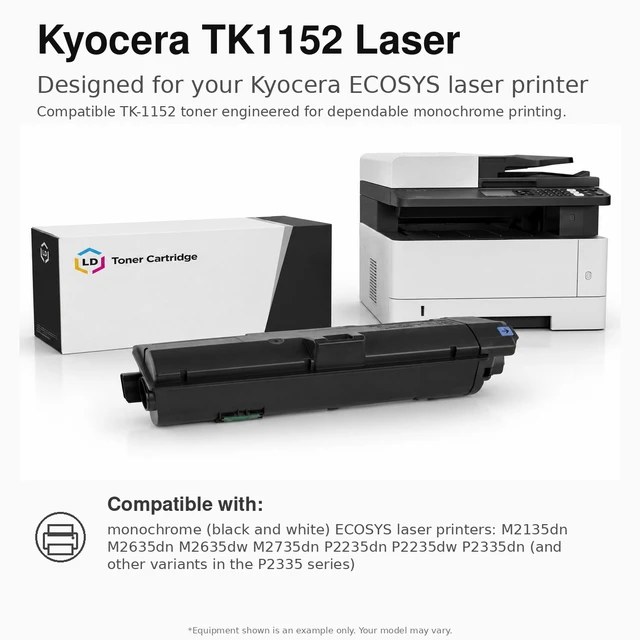 Alt view image 6 of 7 - LD Products Compatible Toner Replacement for Kyocera 1T02RV0US0 (Black)
