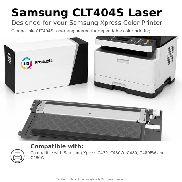 Alt view image 6 of 7 - LD Compatible Toner Cartridge Replacement for Samsung Y404S CLT-Y404S (Yellow)