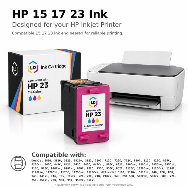 Alt view image 6 of 7 - LD Products Remanufactured Ink Cartridge Replacement for HP 15 C6615DN (Black)