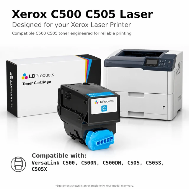 Alt view image 6 of 7 - LD Compatible Xerox 106R03869 Extra HY Black Toner 3PK for Versalink C500, C506