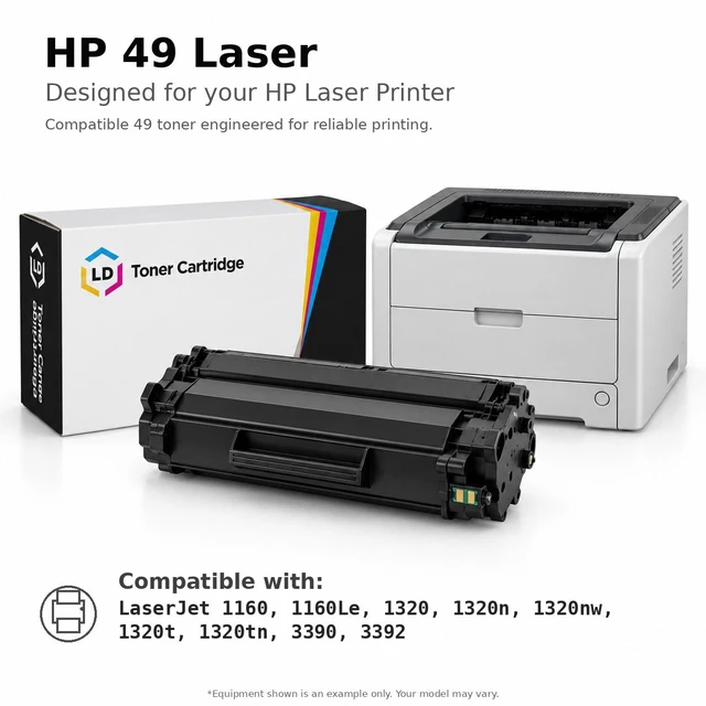 Alt view image 6 of 7 - LD Products Compatible Toner Cartridge Replacement for HP 49A Q5949A (Black, 5-Pack)