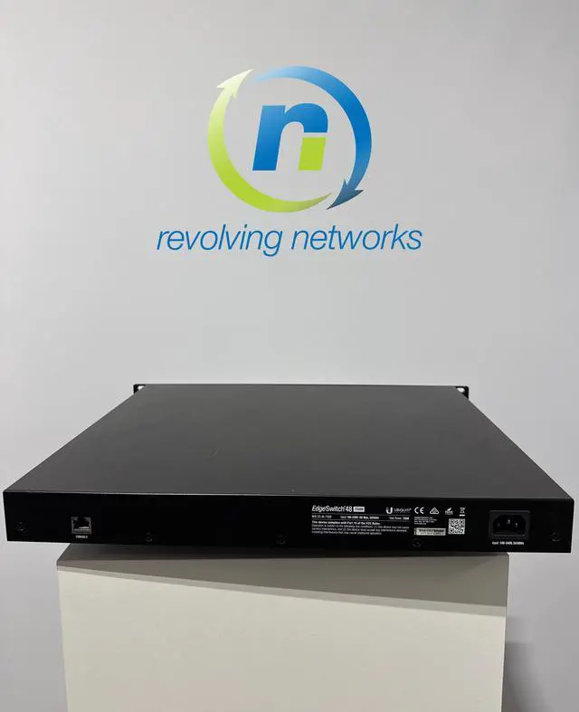 Alt view image 6 of 6 - Ubiquiti Networks EdgeSwitch 48 750W Managed PoE+ Gigabit Switch with SFP+ (ES-48-750W)