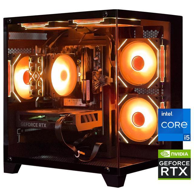 HZG Gaming Desktop Computer PC,Intel Core I5-13400F,GeForce RTX 4060, 32GB RAM and 1TB NVMe M.2 SSD, WiFi6E, ARGB Fan, Prebuilt Gaming PC Tower Intel Core i5-13400F