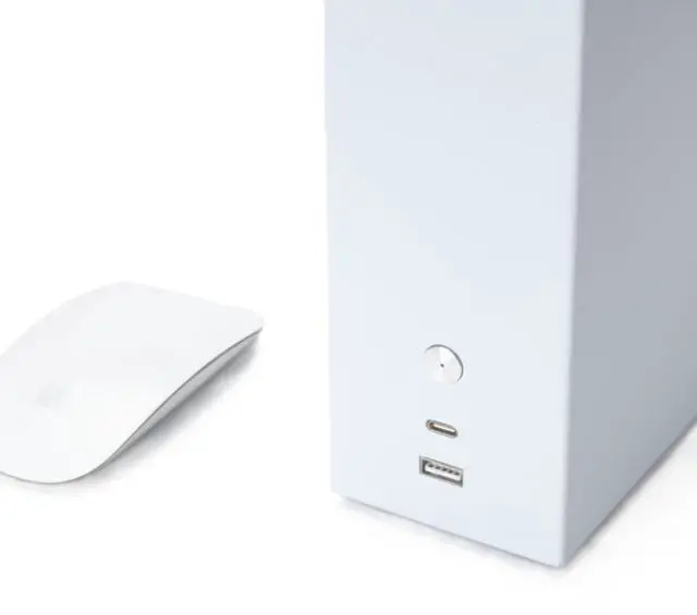 Alt view image 4 of 5 - SGPC K29 4.1L Mini ITX Case for HTPC and Office Builds,Gradient Acrylic Edition