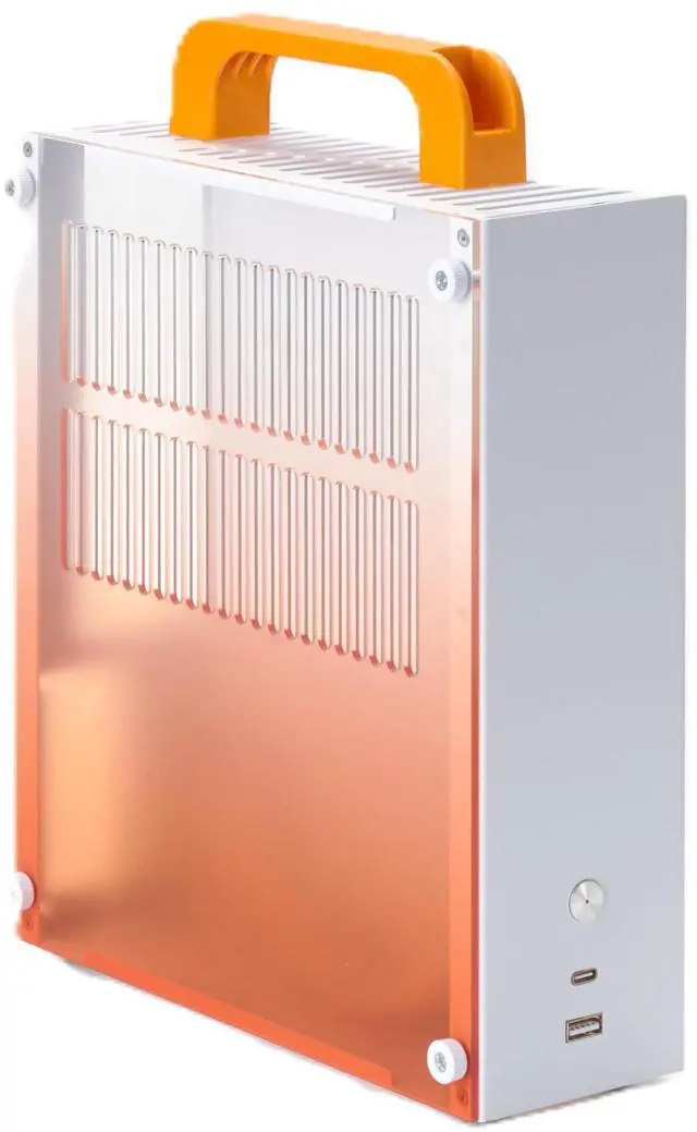 Main image of SGPC K29 4.1L Mini ITX Case for HTPC and Office Builds,Gradient Acrylic Edition