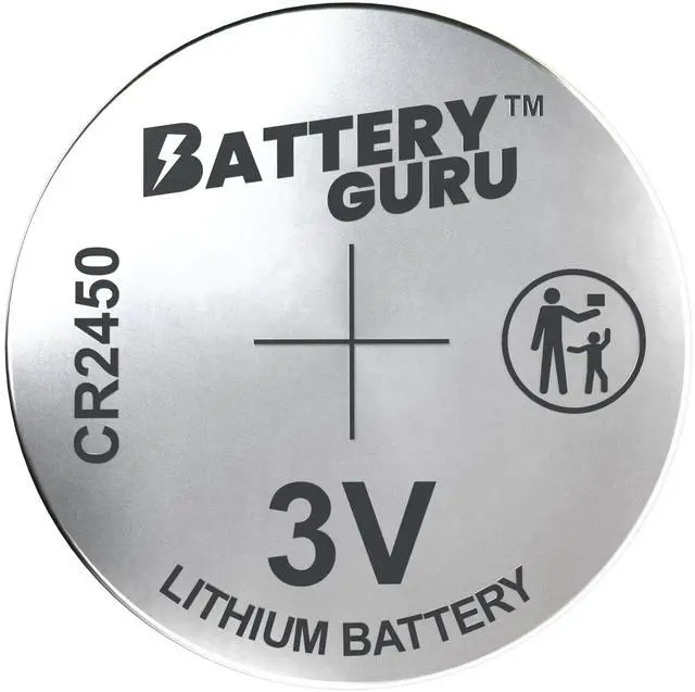 Alt view image 2 of 2 - CR2450 3V Car Key Battery Pack of 2