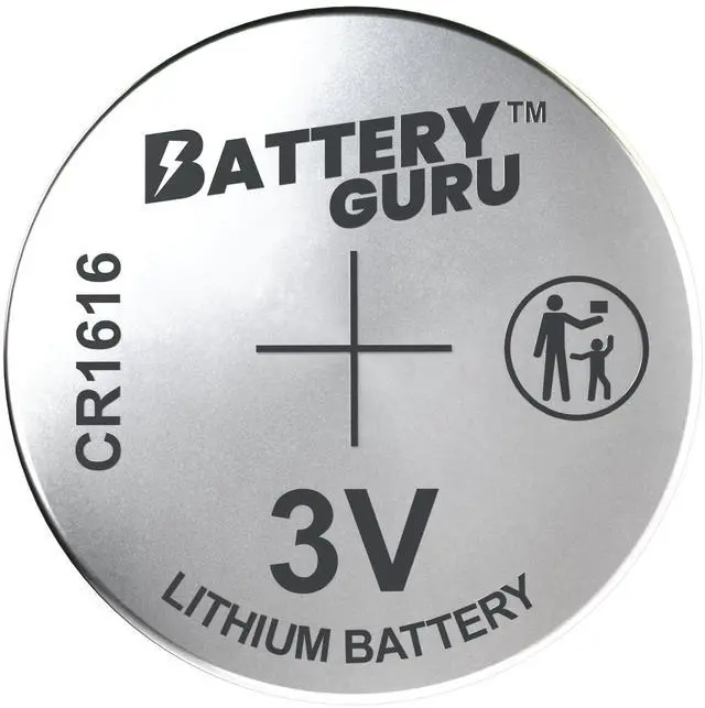 Alt view image 2 of 2 - CR1616 3V Car Key Battery Pack of 2