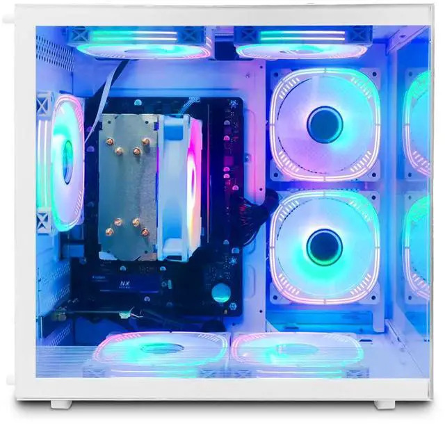 Alt view image 2 of 7 - Suevery Gaming PC, AMD Ryzen 5 5600GT, Vega 7 Graphics, 16GB RAM, 512GB SSD, Wi-Fi 6, Windows 11 Home, Compact Desktop
