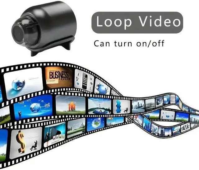 Alt view image 2 of 7 - Mini Wi-Fi Camera 1080P HD Night Vision Remote Monitoring 160° Wide Angle for Home(2Pcs)