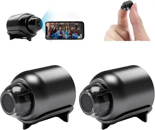 Main image of Mini Wi-Fi Camera 1080P HD Night Vision Remote Monitoring 160° Wide Angle for Home(2Pcs)