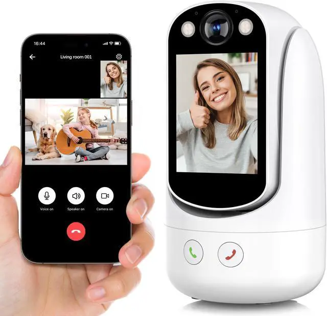 Main image of Baby Monitor with Two Way Video Call, 1080P HD Wifi Cameras W/ 2.8 Screen for Home Security/Baby Monitor/Pet Camera, AI Motion Detection&One-Click Call, Full-Color Night Vision for Baby Pet Elderly