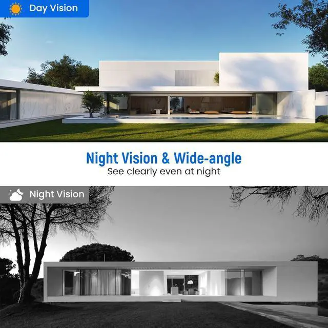 Alt view image 3 of 7 - Wireless Doorbell Camera with Chime, Video Doorbell Security Camera with Batteries for Home