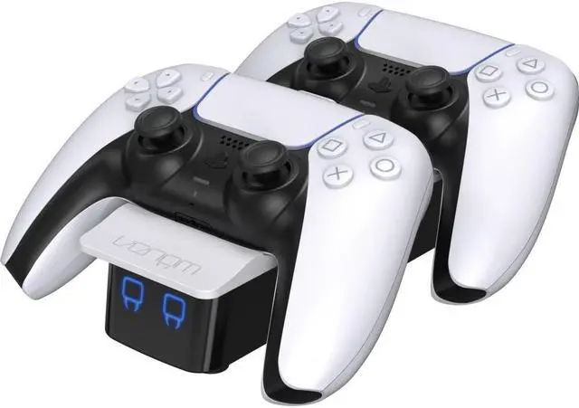 Main image of Venom Gaming PlayStation 5 Twin Charging Dock - White (PS5) VS5001