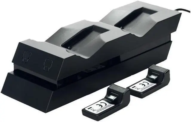 Alt view image 3 of 5 - Venom Gaming PlayStation 4 Twin Charge Docking Station - Black (PS4) VS2732