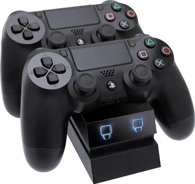 Main image of Venom Gaming PlayStation 4 Twin Charge Docking Station - Black (PS4) VS2732