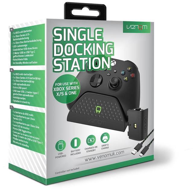 Alt view image 7 of 7 - Venom Gaming Charging Dock with Rechargeable Battery Pack - Black (Xbox Series X & S / Xbox One) VS2880