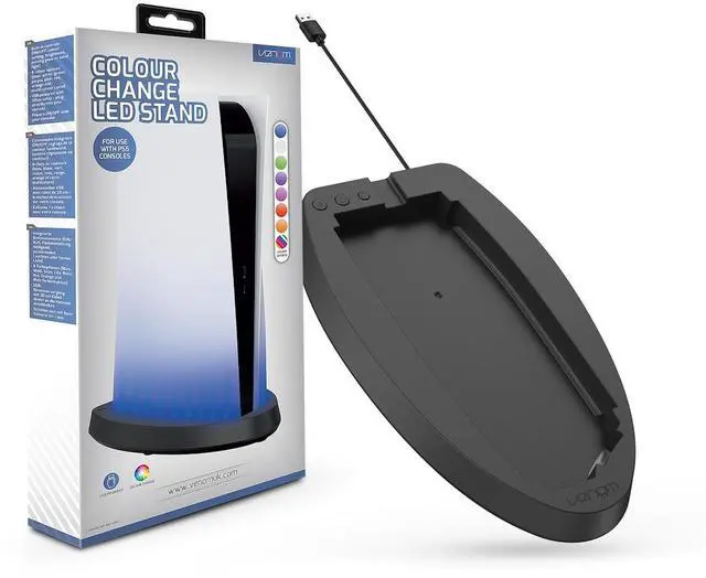 Alt view image 6 of 6 - Venom Gaming Multi-Colour LED Light-up Console Stand VS5005