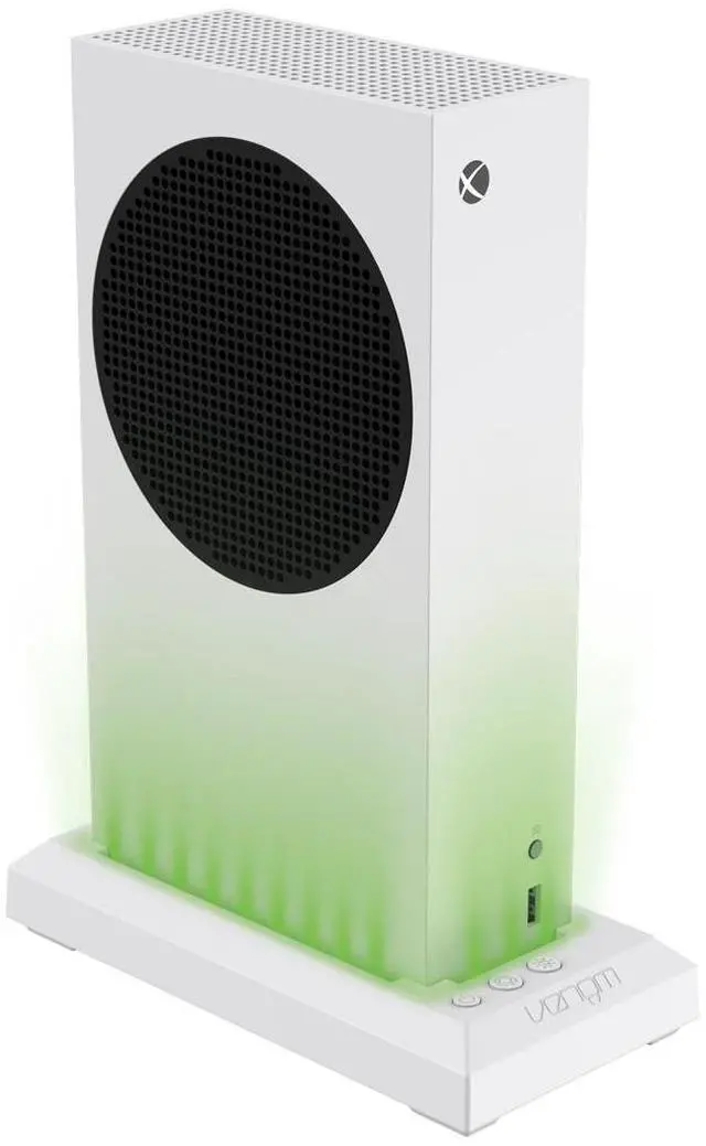 Main image of Venom Gaming Multi-Colour LED Light-up Console Stand - White (Xbox Series S) VS3510