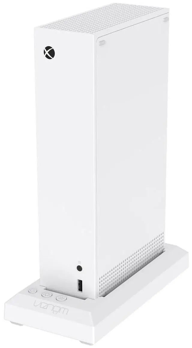 Alt view image 4 of 7 - Venom Gaming Multi-Colour LED Light-up Console Stand - White (Xbox Series S) VS3510