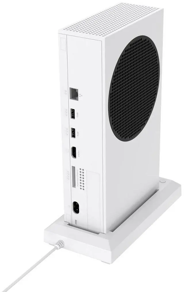 Alt view image 3 of 7 - Venom Gaming Multi-Colour LED Light-up Console Stand - White (Xbox Series S) VS3510
