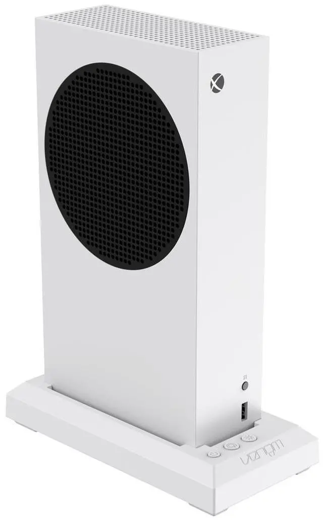 Alt view image 5 of 7 - Venom Gaming Multi-Colour LED Light-up Console Stand - White (Xbox Series S) VS3510
