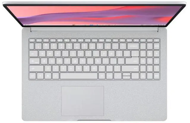 Alt view image 2 of 5 - ASUS Chromebook CX1505CKA / 15.6" FHD Laptop | Intel Celeron N4500 / 8GB RAM / 4GB Storage / ChromeOS / Bilingual Keyboard