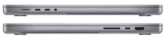 Alt view image 5 of 6 - Apple MacBook Pro 16" (2021) - Space Grey (Apple M1 Pro Chip / 512GB SSD / 16GB RAM) - EN/FR - Bilingual Keyboard - with Free multi adapter