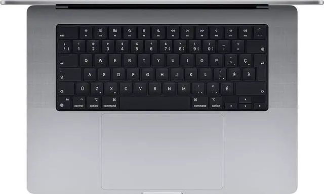 Alt view image 2 of 6 - Apple MacBook Pro 16" (2021) - Space Grey (Apple M1 Pro Chip / 512GB SSD / 16GB RAM) - EN/FR - Bilingual Keyboard - with Free multi adapter