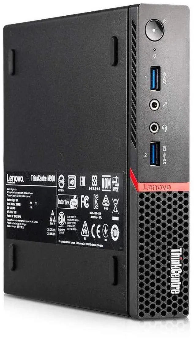 Main image of Lenovo ThinkCentre M900 Tiny Desktop | Intel Core i5-6500T / 8GB DDR4 / 256GB SSD / Windows 11 Pro(FREE Wi-Fi & Bluetooth Adapter)