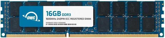 OWC 16GB DDR3 1600 PC3-12800 CL11 2Rx4 240-pin 1.5V ECC Registered RDIMM  Memory RAM Module Upgrade for Select Workstations or Servers