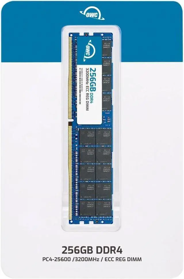 Alt view image 2 of 7 - OWC 256GB Replacement for Samsung M393ABG40M52-CAE Micron MTA144ASQ32G72PSZ-3S2B1 - DDR4 3200 PC4-25600 CL22 8Rx4 288-pin 1.2V ECC Registered RDIMM Memory RAM Module Upgrade