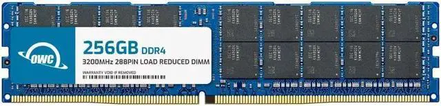 Main image of OWC 256GB DDR4 3200 PC4-25600 CL22 8Rx4 288-pin 1.2V ECC Load Reduced LRDIMM Memory RAM Module Upgrade Compatible with Supermicro Motherboard H12DSG-O-CPU H12DST-B H12DSU-iN H12SSL-C H12SSL-i