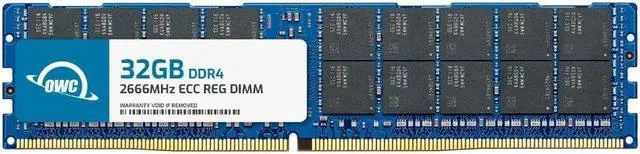 Main image of OWC 32GB Replacement for Hynix HMA84GR7AFR4N-VK HMA84GR7CJR4N-VK - DDR4 2666MHz PC4-21300 ECC Registered RDIMM 288-Pin 2Rx4 1.2V Memory RAM Upgrade
