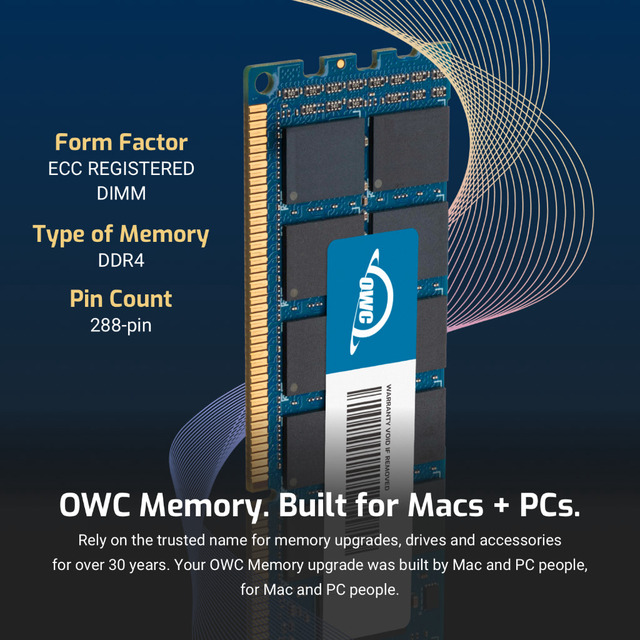 thumbnail image 2 of NEMIX 32GB DDR4-2933 PC4-23400 2Rx4 ECC Registered Server Memory RDIMM (Single) 2 of 3