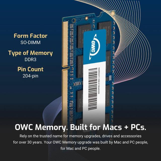 Alt view image 3 of 7 - OWC 4GB DDR3 1600 PC3-12800 CL11 1Rx8 204-pin 1.5V Non-ECC SODIMM Memory RAM Module Upgrade Compatible with Dell Latitude 6430u E5430 E5440 E5540 E6230