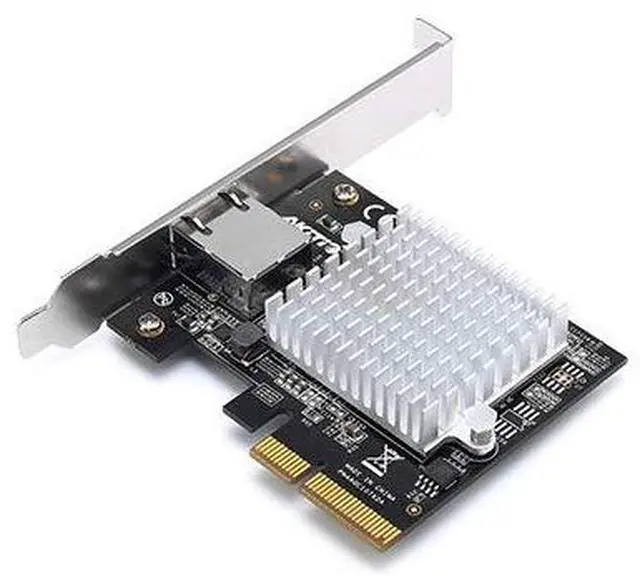 Alt view image 2 of 3 - AKiTiO 5-Speed 10G/NBASE-T PCIe Network Card