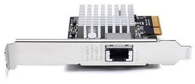 Alt view image 3 of 3 - AKiTiO 5-Speed 10G/NBASE-T PCIe Network Card