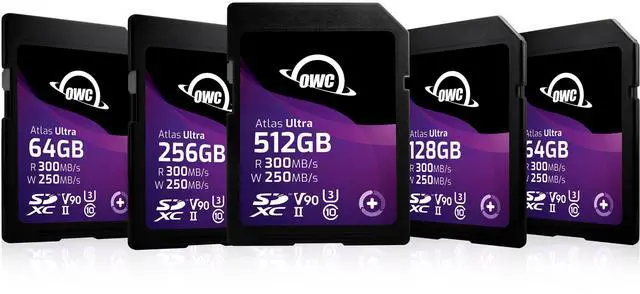 Alt view image 5 of 6 - OWC Atlas Ultra 64GB SDXC UHS-II V90 Media Card