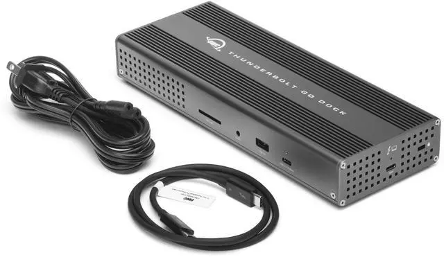 Alt view image 2 of 7 - OWC Thunderbolt Go Dock, 11 Ports, Built in Power Supply, 90W Charging, Thunderbolt 4 (USB-C), USB, HDMI, 2.5GbE, SD, Compatible with Thunderbolt and USB-C Devices, Supports Thunderbolt Share