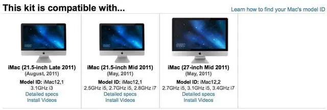 Alt view image 8 of 11 - owc inline digital thermal sensor hdd upgrade cable for imac 2011