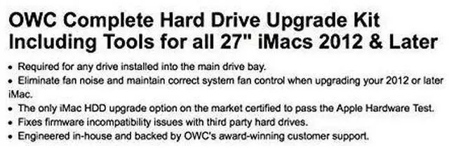 Alt view image 4 of 6 - OWC in-Line Digital Thermal Sensor HDD Upgrade Cable and Install Tools for iMac 2012, (OWCDIYIMACHDD12)