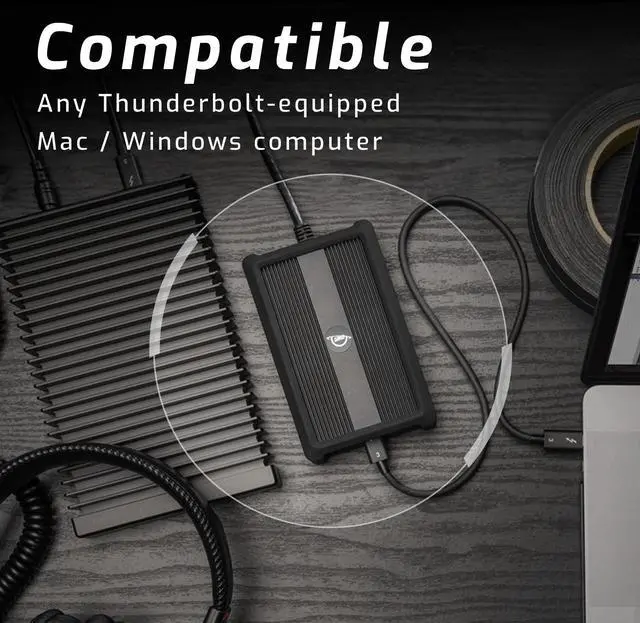 Alt view image 5 of 5 - OWC Thunderbolt 3 10G Ethernet Adapter, for High-Speed Network Connections, RJ45 Port Supports 10Gb/s, 5Gb/s, 2.5Gb/s, 1Gb/s and 100Mb/s Base-T, Compatible with Thunderbolt 3 or Thunderbolt 4 Ports