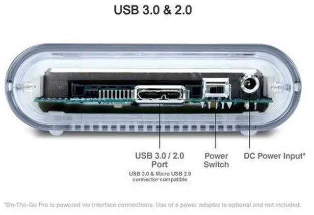 Alt view image 12 of 12 - Other World Computing Owcmsu35s1gb8 Owc 1.0tb 5400rpm On-the-go Usb 3.0