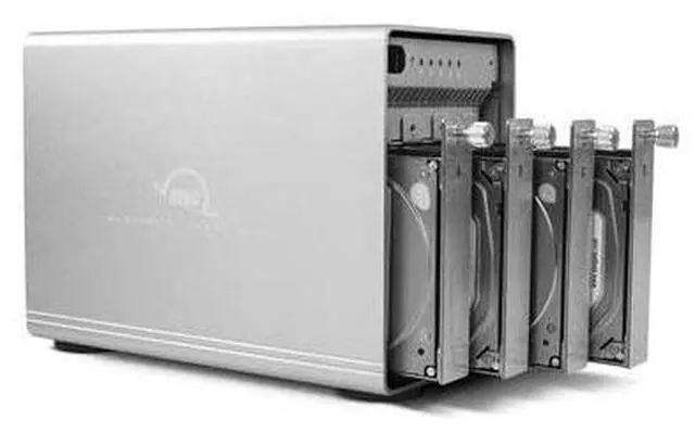 Alt view image 11 of 13 - OWC 8TB Mercury Elite Pro Quad RAID 5 Four-Drive HDD External Storage Solution. Featuring SoftRAID XT. RAID-5 Pre-Configured. USB-C and USB-A Cables Included. Model OWCMEQCTSRT08