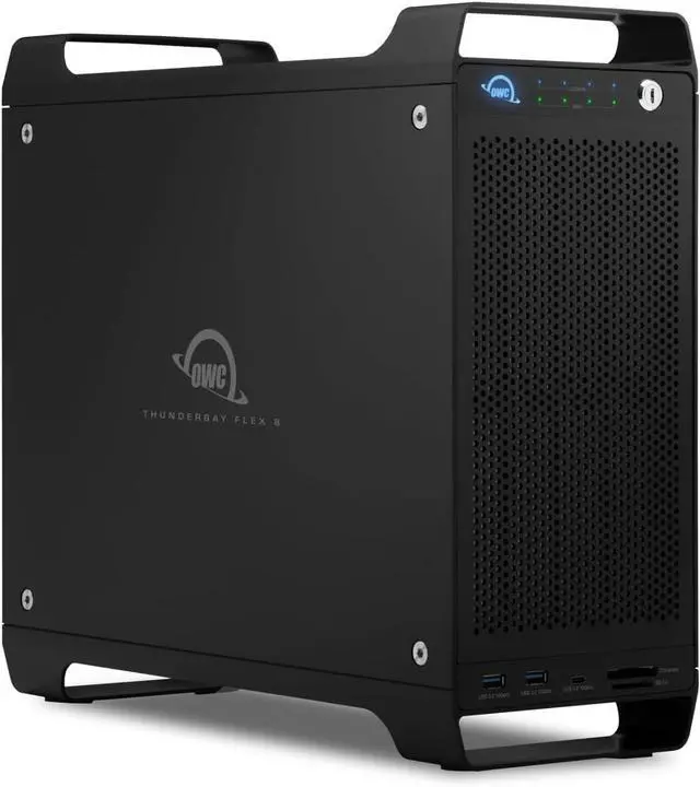 Main image of OWC Thunderbay Flex 8 96TB HDD RAID Thunderbolt 3 Storage Docking Station w/PCIe Capabilities