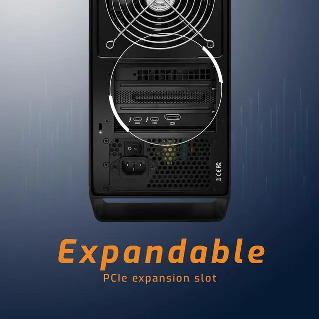 Alt view image 3 of 6 - OWC Thunderbay Flex 8 96TB HDD RAID Thunderbolt 3 Storage Docking Station w/PCIe Capabilities