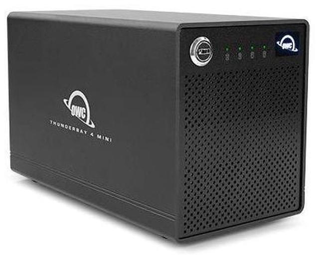 Alt view image 2 of 5 - OWC Thunderbay 4 mini, 16TB, RAID, Four-Drive HDD, External Thunderbolt 2 Storage Solution